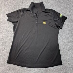 CornerStone McDonalds Employee Polo Shirt Womens L Link Mgmt Uniform NC Mts